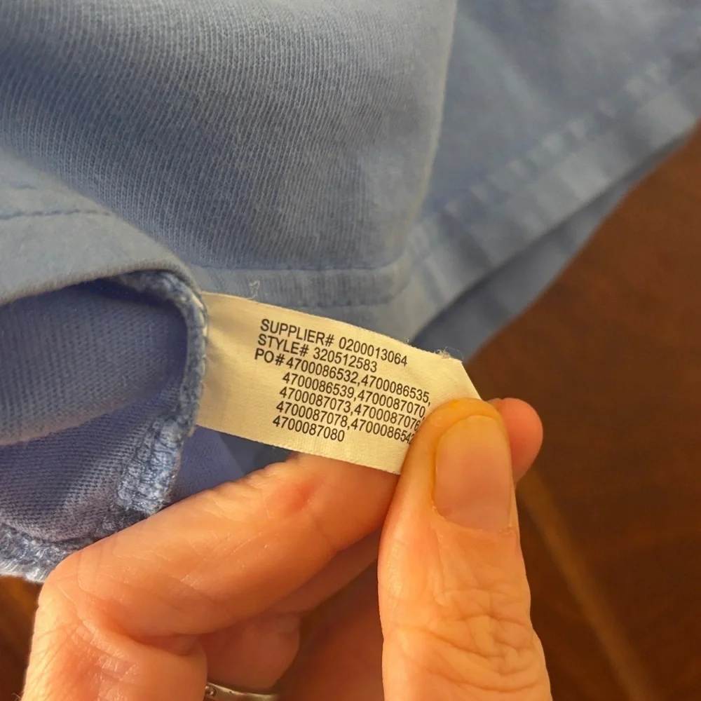 Like New Polo by Ralph Lauren Kids 18mo Light Blue SS Tee